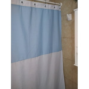 Cortina Gentile Celeste Líneas Celeste 200X200 Cms