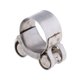 thumbnail image 2 of pinza universal de la abrazadera del tubo de escape de la motocicleta de 26-28m m - acero inoxidable, 2 of 5