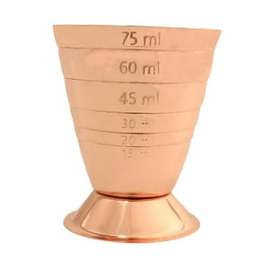 Genérico - Taza Medidora De Acero Inoxidable De 75 Ml, Herramienta Para Bar, Vino, Fiesta, Color Naranja