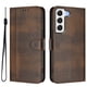 thumbnail image 1 of Funda Cartera para samsung galaxy S22 Plus Protección 360° con Ranuras para Tarjetas y Soporte Marrón, 1 of 6