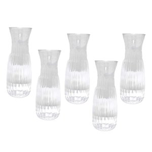 Bothyi - 5 Piezas De Florero De Plástico, Florero Para Ramo De Fiesta De Boda, Suministros Diy