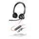thumbnail image 1 of Auriculares estéreo USB-C Poly Blackwire 3320 + adaptador USB-C/A, Negro, 8X219AA, 1 of 2