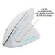 thumbnail image 2 of Mouse Vertical Ergonómico Cable USB Blanco, 2 of 6
