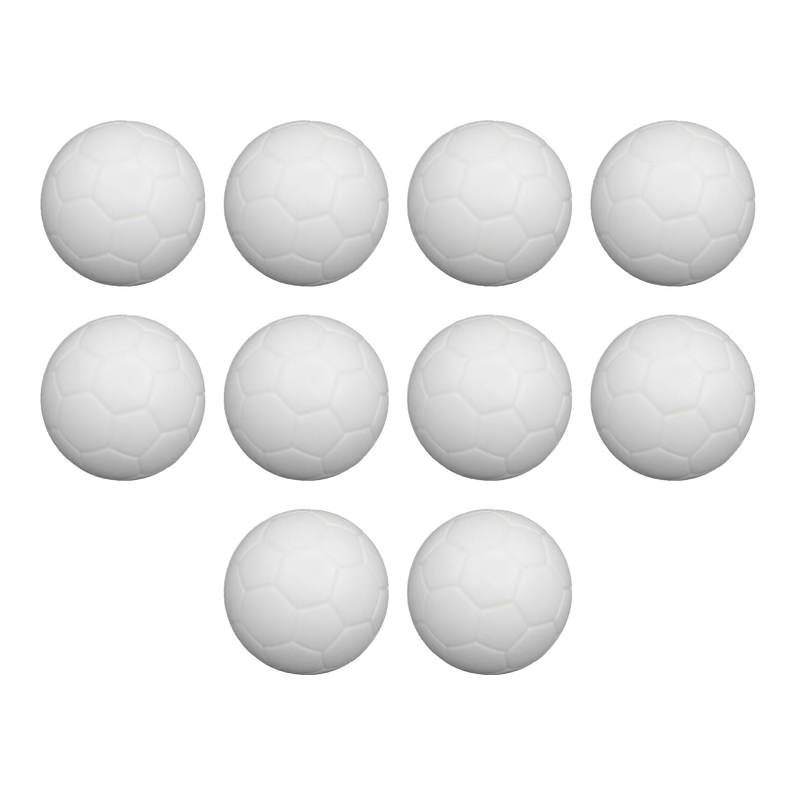 Magideal - 10 Uds. Balones De Futbolín, Balones De Fútbol, Juguete Para Combinar, Tamaño Estándar Blanco, 32mm, Balones De Fútbol, Balones De Fútbol Para Juegos