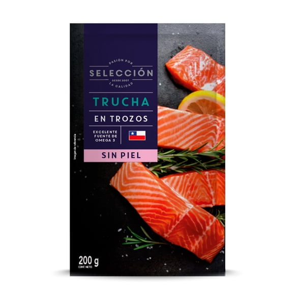 Trucha sin Piel Congeladas, 200 g