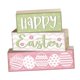 thumbnail image 2 of 3 Piezas De Bloques De Madera Para Mesa De Pascua, Letrero Para Centro De Mesa, Sala De Estar, Oficina, Huevos De Pascua, 2 of 5