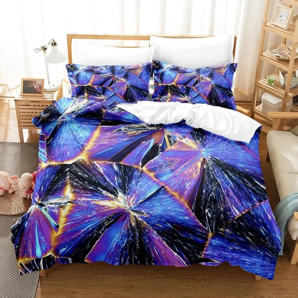 Artistic Crystal Bedding Set Duvet Cover Bed Set Quilt Cover Pillowcase Comforter Boys Adult Bedding
