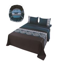 Genérico - Juego De Sabanas De Verano 1.5 Plaza Verde Oscuro