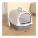 thumbnail image 2 of Arenero BaÃ±o Sanitario De Gatos Tapa Plegable Grande Gris, 2 of 5