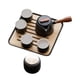 thumbnail image 4 of 7x Tetera De Cerámica Negra De Estilo Chino, Cuatro Tazas De Té Para Viajes En Casa, 4 of 5