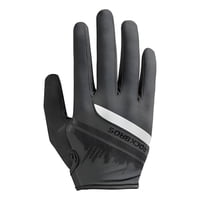 Rockbros - Guantes Reflectantes Mtb Ruta Dedo Largo Bicicleta Gris Oscuro L
