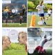 thumbnail image 3 of Balón de fútbol Barocity tamaño 5 blanco con patrón arcoíris, 3 of 7