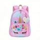 thumbnail image 1 of 1pc Cute Unicorn Pattern Backpack, Girls School Backpacks Students Large Capacity Girl Bag, Fashion Gradient Color Bag With Cute Plush Pendant, Large-capacity Travel Bag, 1 of 4