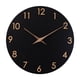 thumbnail image 3 of Reloj De Pared Silencioso Minimalista Arte De La Pared Decoración Para Cocina Hotel Cocina Isla Negro, 3 of 5
