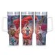 thumbnail image 1 of Calabozos y Dragones Vaso aislado de acero inoxidable con asa, diseño temático, regalo para familia, amigos y fans; incluye pajita y encaja en el portavasos estándar, 40 oz, 1 of 6