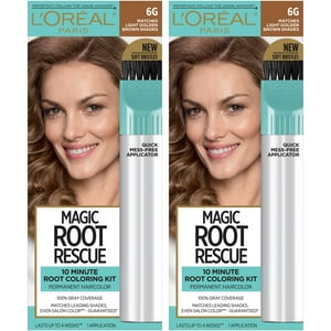 Tinte Para El Cabello L’Oréal Paris Root Rescue Marrón Dorado Claro 2Pk