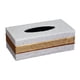 thumbnail image 2 of Caja De Pañuelos De Cuero PU Organizador De Caja De Pañuelos Para Hotel Restaurante Blanco Grande, 2 of 5