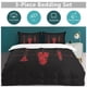 thumbnail image 5 of Black Clover Anime Home Bed 3-piece Set Classic Japanese Anime Polyester Wash Student Dormitory Set, 5 of 5