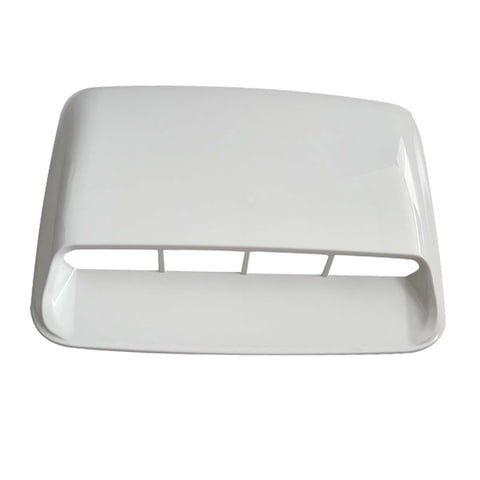 Ioensy - Hood Scoop Vent Cover Car Hood Vent Para La Modificación Del Automóvil Calidad Resistente Blanco