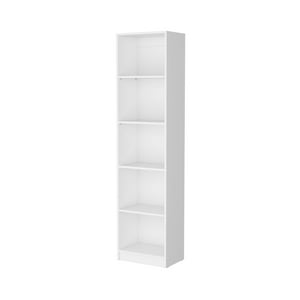 Fmfurniture - Biblioteca Estante 5 Repisas Melamina Fm-018B Blanco