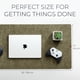 thumbnail image 3 of Tapete de escritorio Nordik By Design 89 x 43 cm de fieltro, grande, verde, 3 of 7