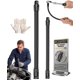 thumbnail image 1 of Eje flexible 1/2" 360° acero resorte largo alcance barra plegable enchufes, 1 of 7