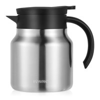 Jarra Térmica Para Café Wyhvand, 800 Ml, Acero Inoxidable, Color Plateado