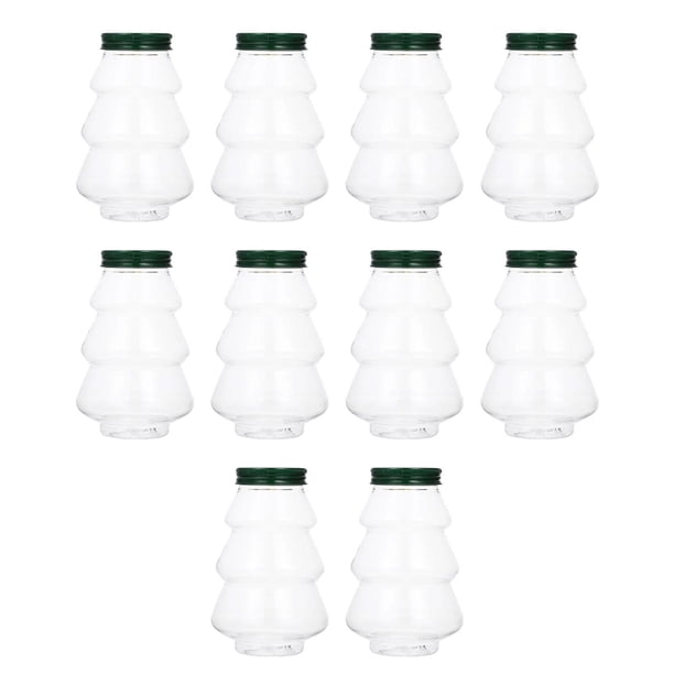 Botellas De Bebida Transparentes Reutilizables, Selladas Para Bares, Uso Interior, Senderismo Al Aire Libre, 10 Uds.