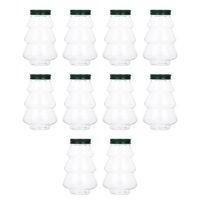 Bothyi - Botellas De Bebida Transparentes Reutilizables, Selladas Para Bares, Uso Interior, Senderismo Al Aire Libre, 10 Uds.