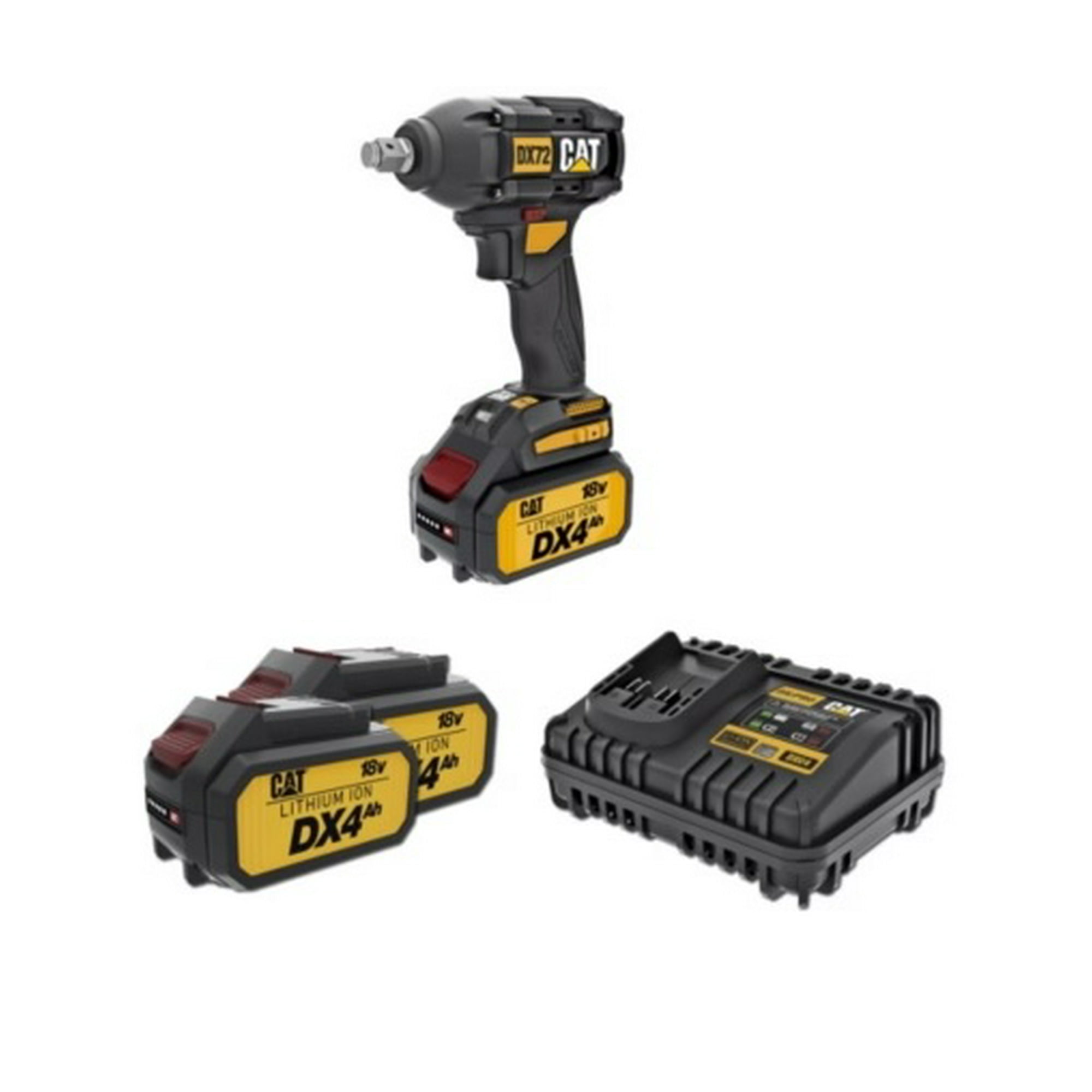 Cat - Llave Impacto 350 Nm (1/2'') Baterías 4 Ah