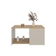 thumbnail image 3 of Mesa Centro 80X45X42,1 Cm Beige Y Café Claro, 3 of 7