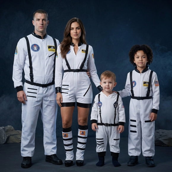 Disfraz Astronauta Cosplay Juego Rol Traje Espacial Niños