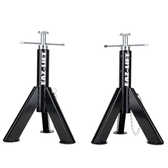 Juego de 2 gatos telescópicos Eaz‑Lift para autocaravana 41‑76 cm, capacidad 2700 kg