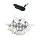 thumbnail image 4 of Conjunto De Correa De Arnés De Chaleco De Conejo Ropa Traje De Mascota Suave Animal Pequeño Hurón Negro Blanco S, 4 of 5