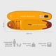 thumbnail image 3 of Stand Up Paddle Inflable Aqua Marina Fusion Sup 10'1'", 3 of 10