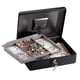 thumbnail image 3 of Caja de efectivo SentrySafe de acero con llave y bandeja de dinero negra de 9 x 30 x 23 cm, 3 of 6