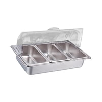 Bothyi - Juego De Chafer Para Alimentos Que Mantiene El Calor, Para Catering, Fiestas, Cocina, 3 Ranuras
