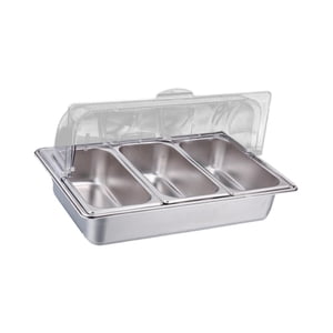 Bothyi - Juego De Chafer Para Alimentos Que Mantiene El Calor, Para Catering, Fiestas, Cocina, 3 Ranuras