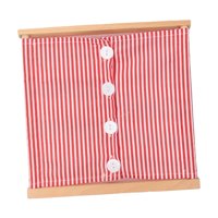 Bothyi - Montessori Toys Busy Board Cards Vestido De Aprendizaje Juguete De Viaje Para Niños Pequeños Botón Grande