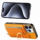 thumbnail image 3 of Funda Magnética para iPhone 16 Pro Max con Billetera y Anillo, Protector Resistente Orange, 3 of 6