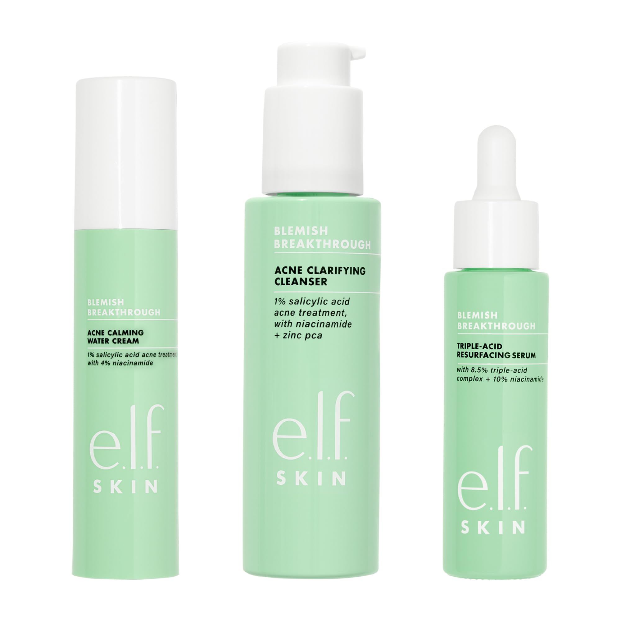 E L F - Set De Cuidado De La Piel Skin Blemish Breakthrough Routline X3