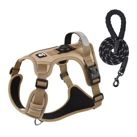 Lubabycas - Arnés Para Perro Ajustable Con Correa Reflectantes Kayla