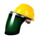 thumbnail image 2 of Campanas De Soldadura Lente De PC Soporte De Aluminio Gorra De Trabajo Sombrero Para Soldadura Pulido Mig Verde Oscuro, 2 of 5