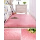 thumbnail image 2 of Alfombra peluda Suave 200 x 300 cm Primera Calidad Rosa, 2 of 3