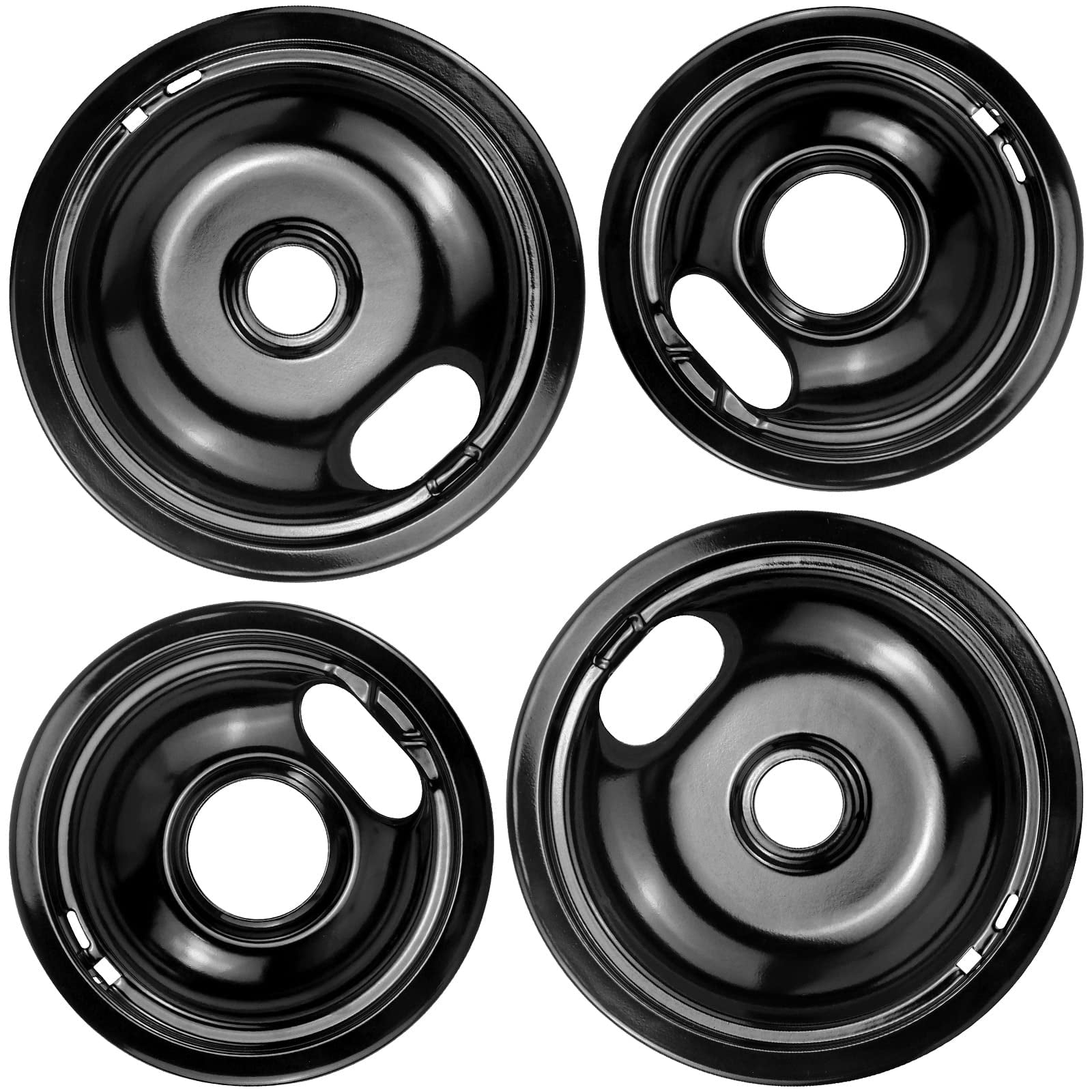 Sikawai - Sartenes De Goteo W10288051 Para Estufa 2 Paquetes Con Fundas