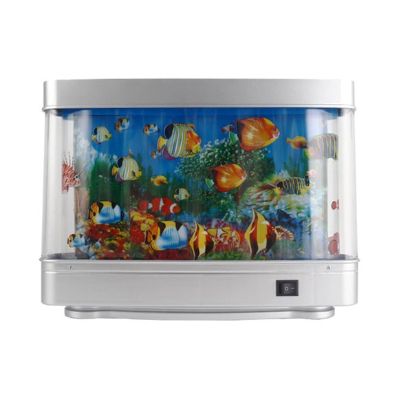 Lámpara De Humor Para Acuario, Vistas En Movimiento, Lámpara De Paisaje Tropical Artificial Para El Hogar