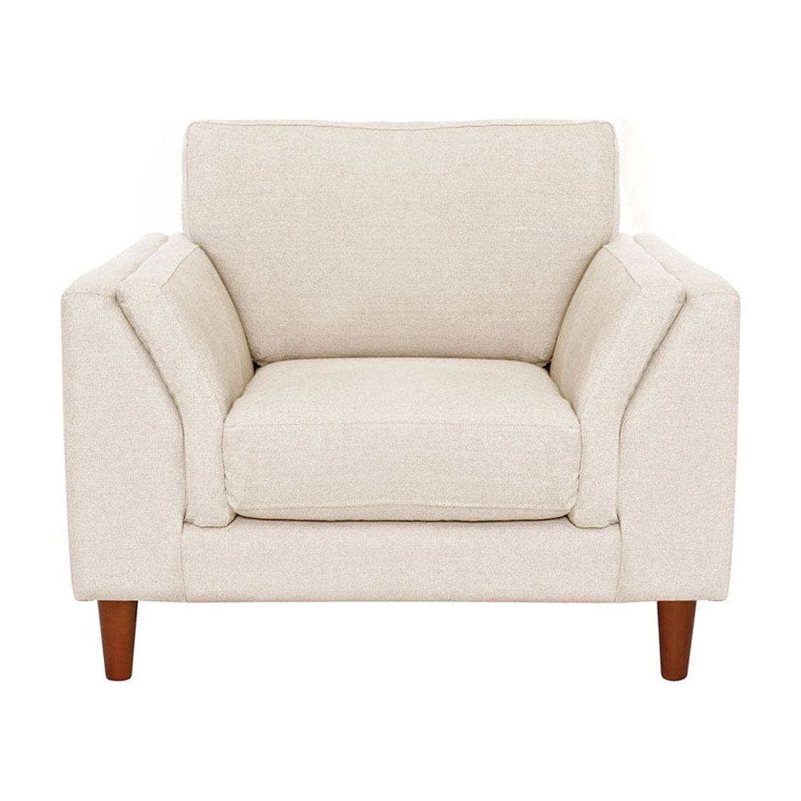 Latam Home - Sofa Milan 1c Con Resortes Pocket Lino Blanco