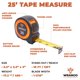 thumbnail image 2 of Cinta Métrica Wrangler Tools 7,6 m Pack de 2 Nylon, 2 of 8
