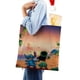 thumbnail image 4 of Lilo y Stitch Bolso de tela con estampado de lienzo para mujer, bolsa de compras reutilizable y estética, con cremallera interior, regalo para mujer,40*40cm., 4 of 6