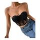 thumbnail image 4 of Crop Top Para Mujer - Peto Con Encaje Elegante, 4 of 4
